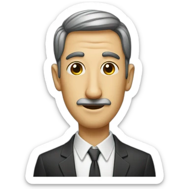 long nose man sticker