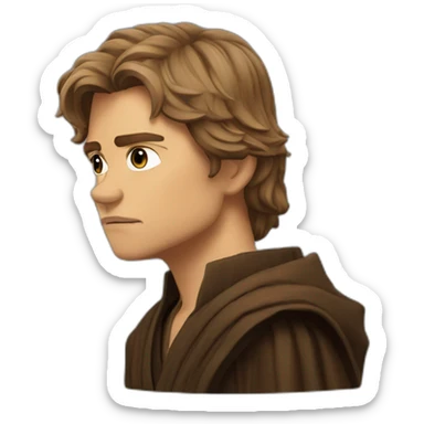 Anakin Skywalker blowing a kiss sticker