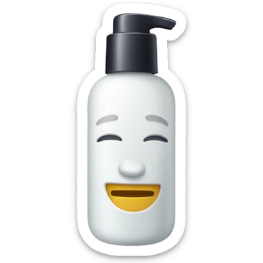 little facial sunscreen bottle isidn sticker