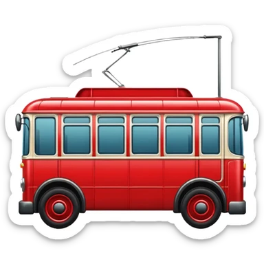 trolleybus sticker