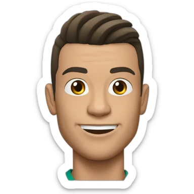 Cr7 gol de chilena sticker