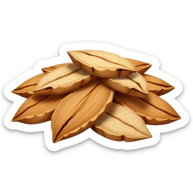 3 sandalwood chips sticker