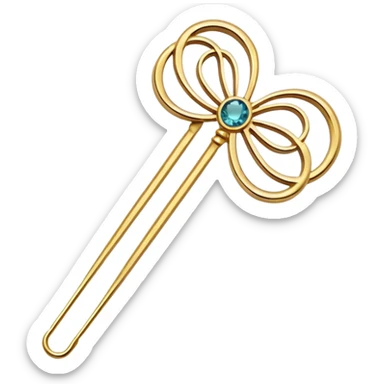 gold hairpin



 sticker