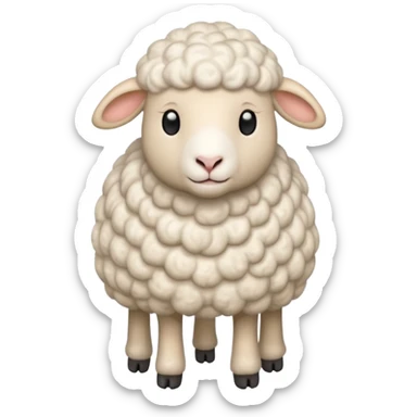 High resolution of   realistic full body sheep without distorted , no extra hybrid sticker