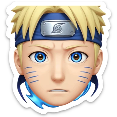 Naruto eyes sticker