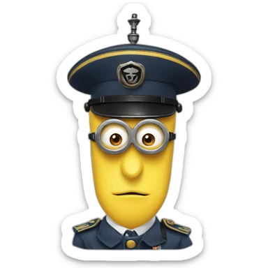 Minions uniforme allemand 1940 sticker