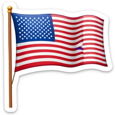 Pledge of allegiance flag sticker