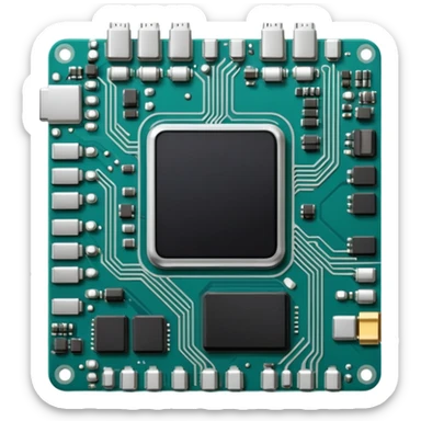 motherboard 3D sticker