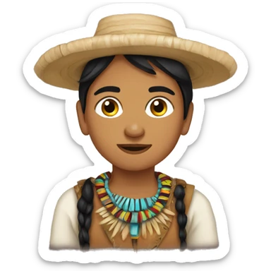 Indigena guatemalteco sticker