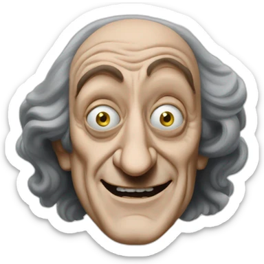 marty feldman performing igor in young Frankenstein sticker