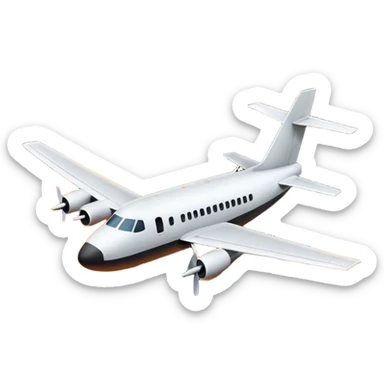 a plane crash in the middle of the night with fire and people running away sticker