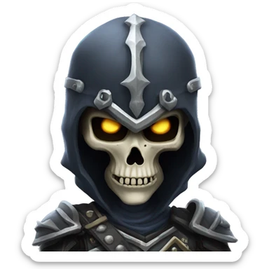 Death Knight with Skull Helmet sticker