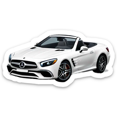 Mercedes benz SL AMG 2023 sticker