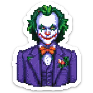 Joker from DC comics sticker