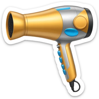 hair dryer sticker