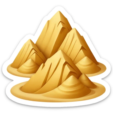 sand mountains sticker