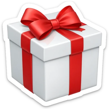 Gift box sticker