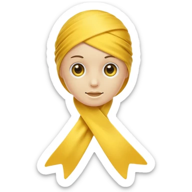 bone cancer ribbon sticker