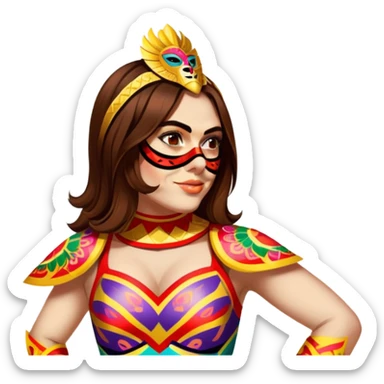 Luchador sticker