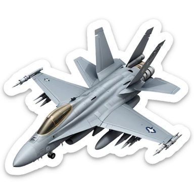 F/A-18 Hornet - McDonnell Douglas (Grey) sticker