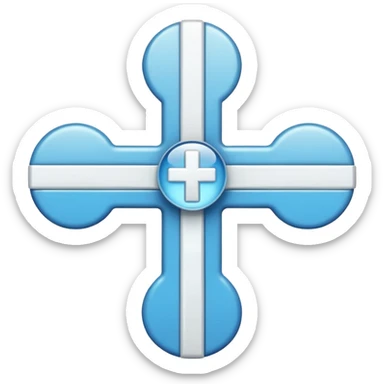 pharmacy cross sticker