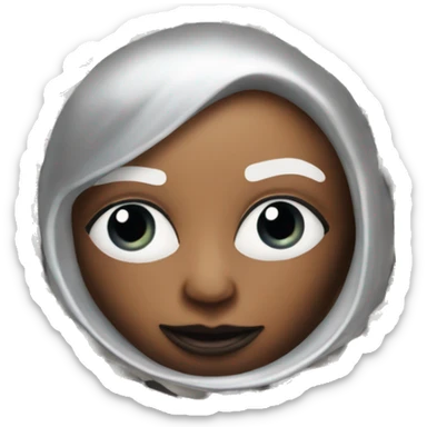 black hole themed john paul gaultier sticker