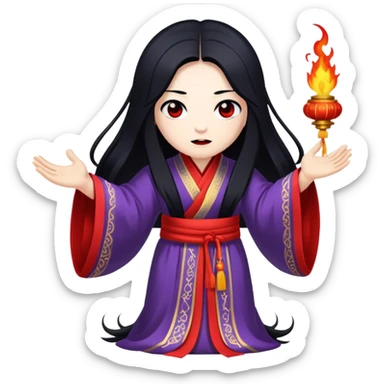 Evil Chinese spirit sticker