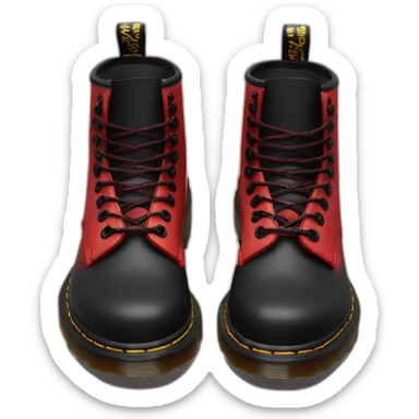 dr martens 1460 bex red sticker