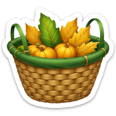 Breeze + leaf basket,Sky Gardener. sticker