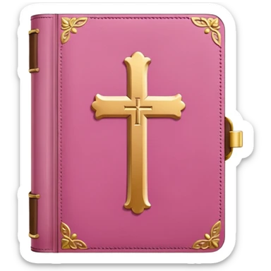 Bible pink  sticker