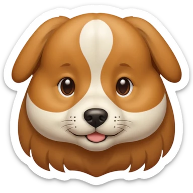 Relaxation / Calmness dog picture sticker