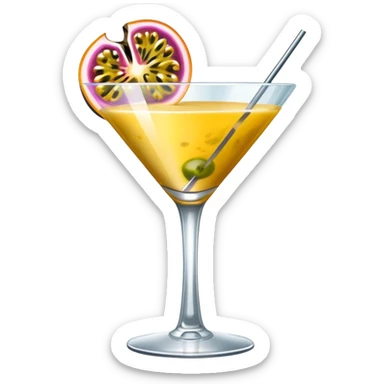 Passionfruit martini sticker