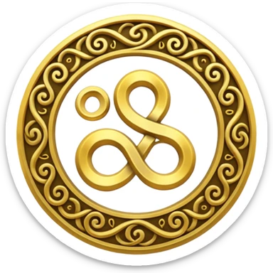 psychic triskelion sticker