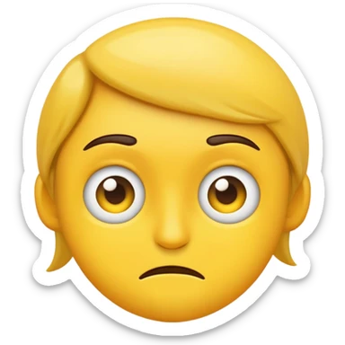 Emoji side eyeing  sticker