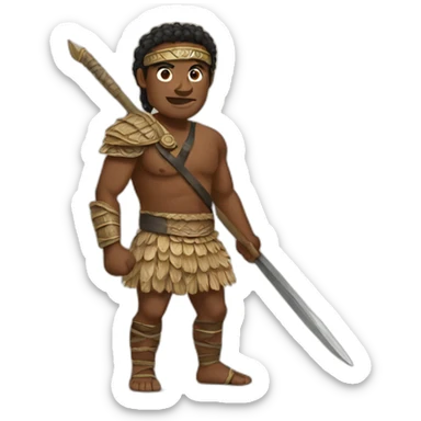 Fijian Warrior sticker