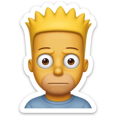 Bart Simpson  sticker