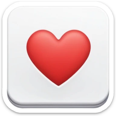 square social media post with a heart icon floating above it. The post includes a simple image and caption lines sticker