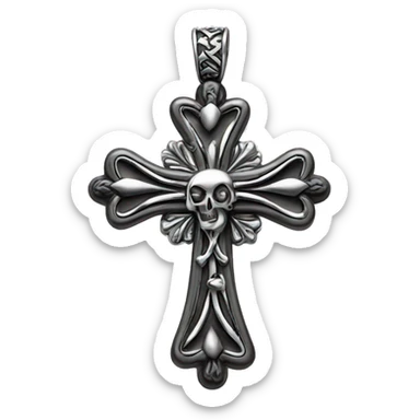Chrome hearts cross sticker