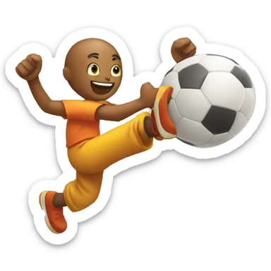 Balón en movimiento  sticker