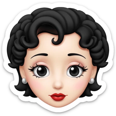 Betty boop sticker
