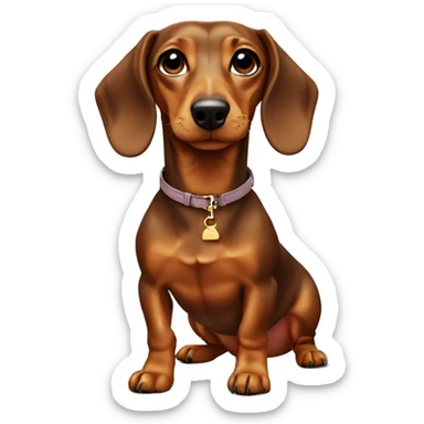 dachshund Fendi sticker