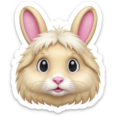 BLONDE RABBIT sticker