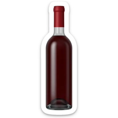 Burgundy emoji sticker