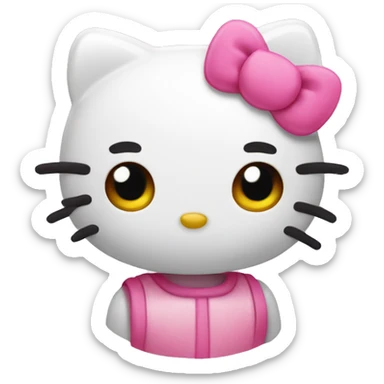 Hello kitty pink  sticker