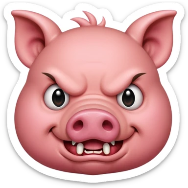 Trump pig real sticker