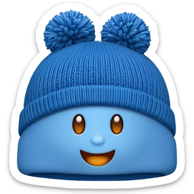 winter hat sticker