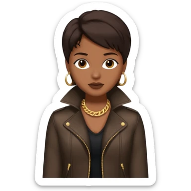 Case, R&B Singer with dark brown hair sticker