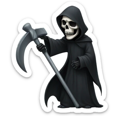 Grim reaper sticker