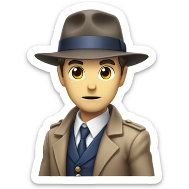 Detective Dick Gumsh Ace Attorney sticker