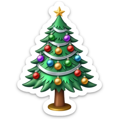  Xmas tree sticker